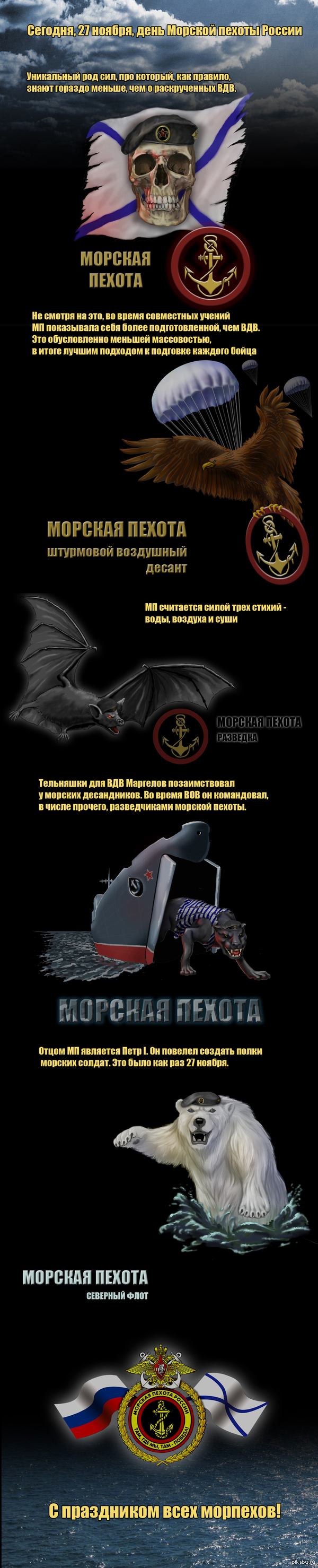 Поздравление для морской пехоты Поздравление для морской пехоты